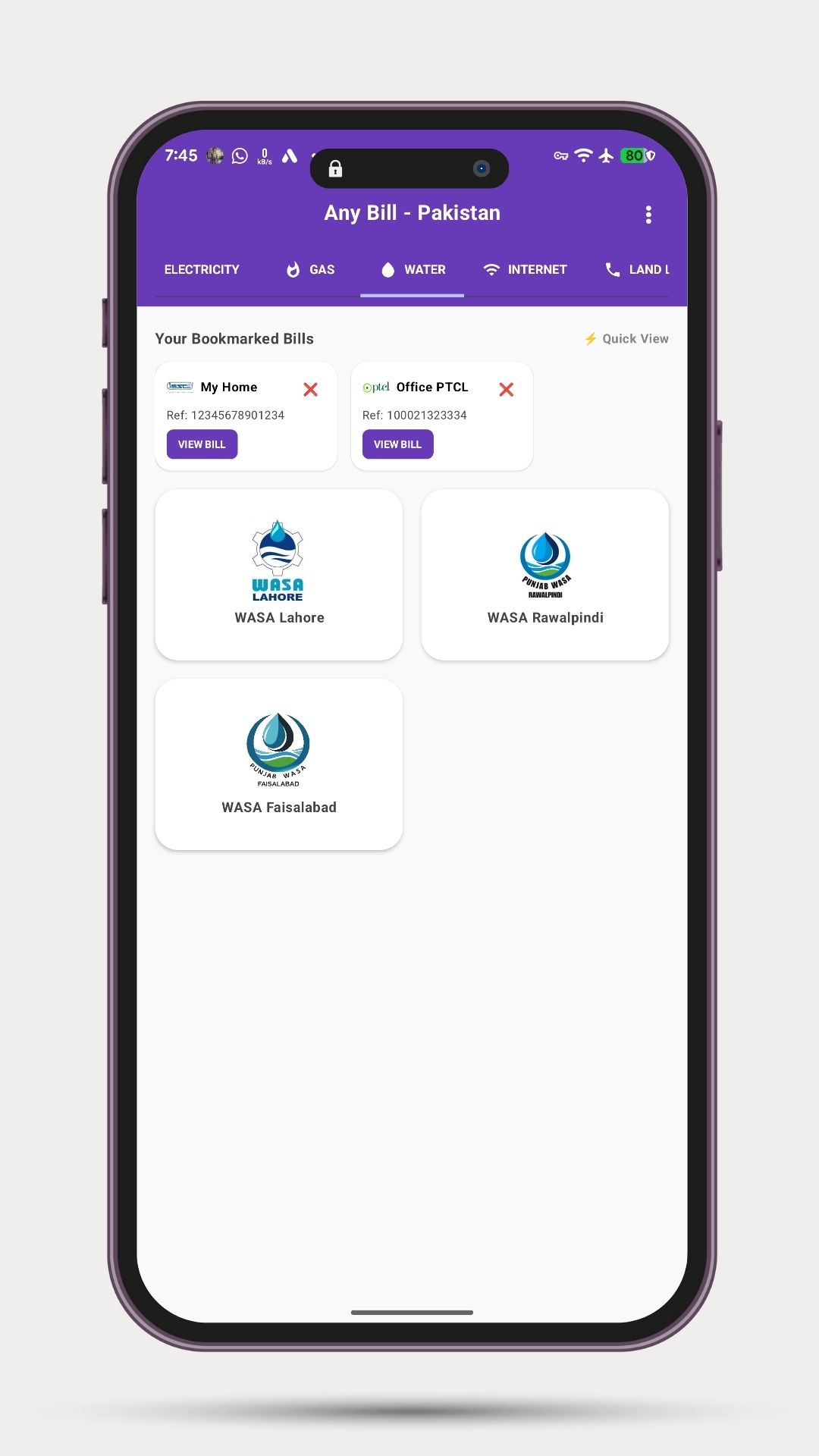 Bill Checker - gas bill portal