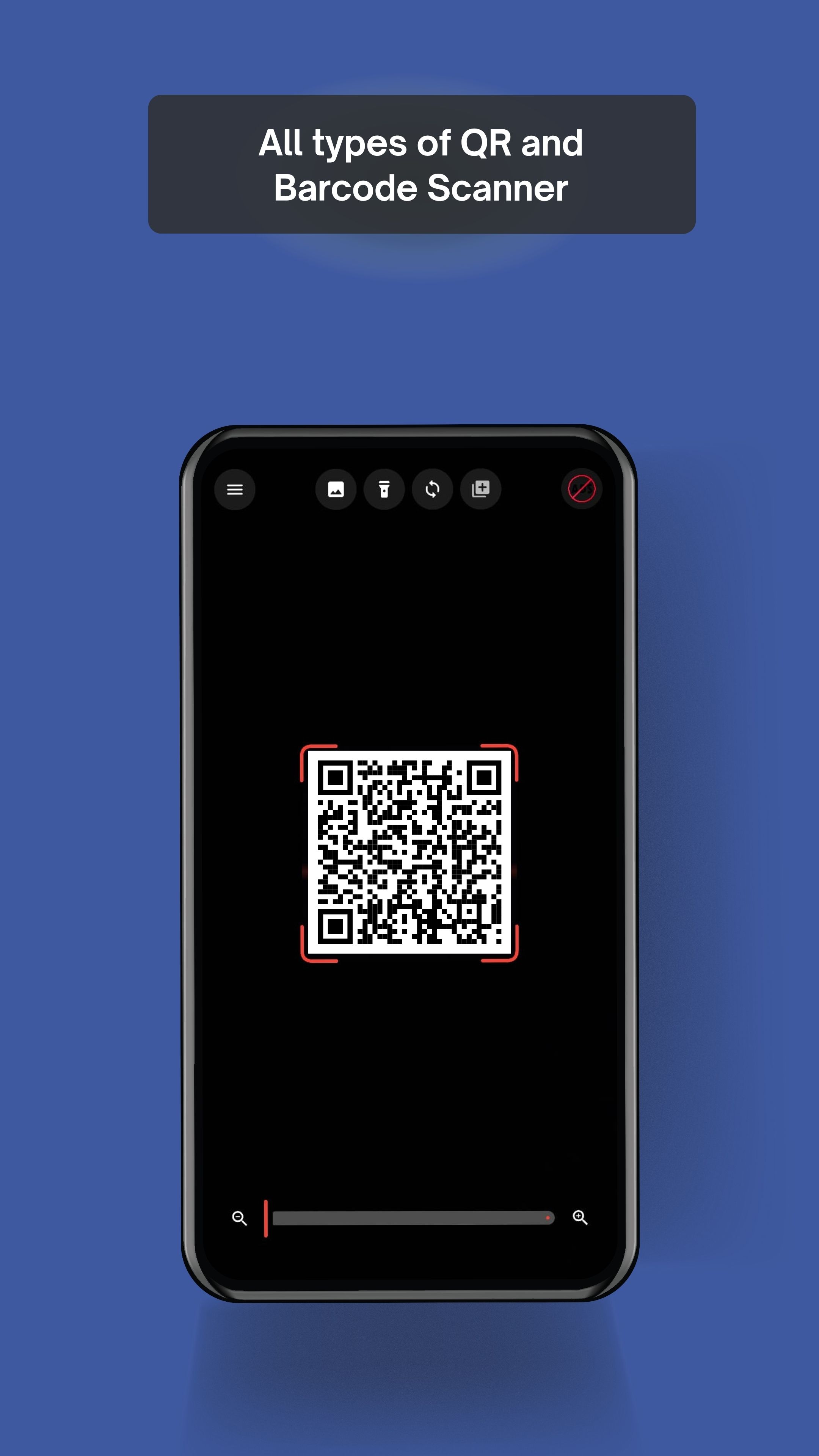 QR Scanner - scanning interface